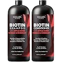 SOULSPA PURE Apple Cider Vinegar Biotin Shampoo and Conditioner Set - ACV Clarifying Scalp Care with Rosemary Oil & Keratin - Sulfate Free for Oily Beauty & Personal Care SOULSPA PURE