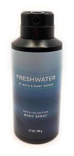 Bath & Body Works Mens Collection Freshwater Deodorizing Body Spray 3.7 Fluid Ounce Beauty & Personal Care Bath & Body Works