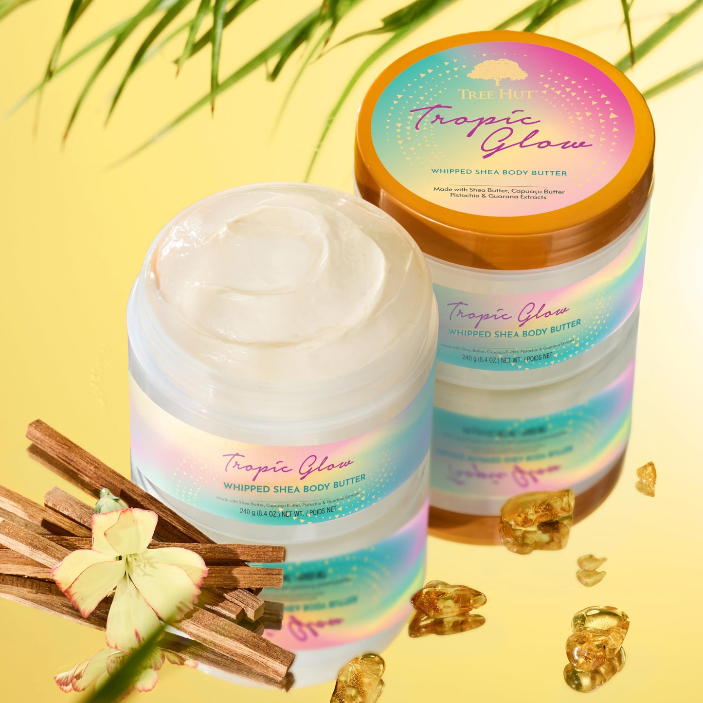 Tree Hut Tropic Glow Whipped Shea Body Butter, Hydrating & Nourishing Body Lotion with Natural Oils, Moisturizer for Soft & Smooth Skin, 8.4 Oz Beauty & Personal Care Tree Hut