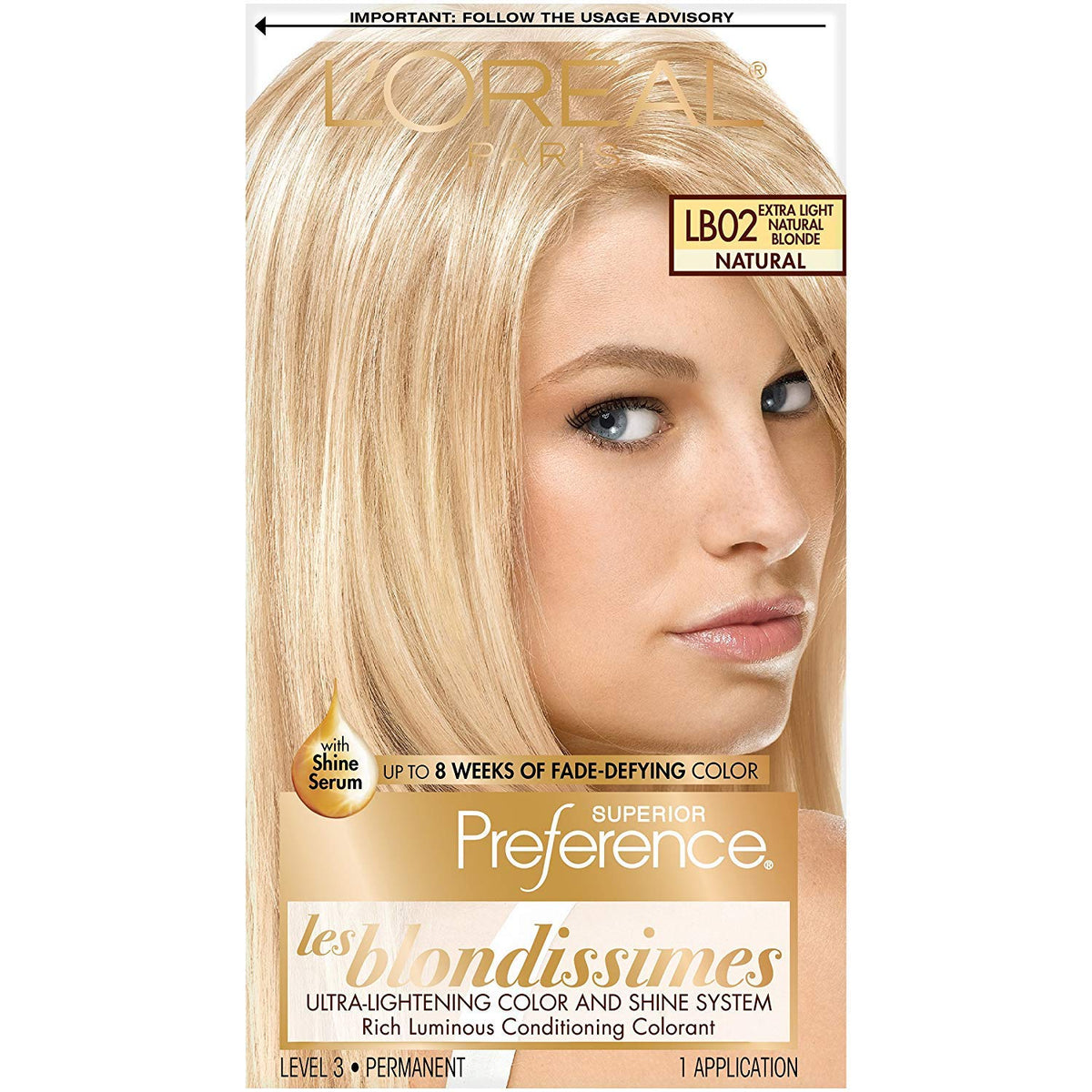 L'Oreal Superior Preference Les Blondissimes, LB02 Extra Light Natural Blonde (Natural) 1 ea (Pack of 5) Beauty & Personal Care L'Oreal Paris