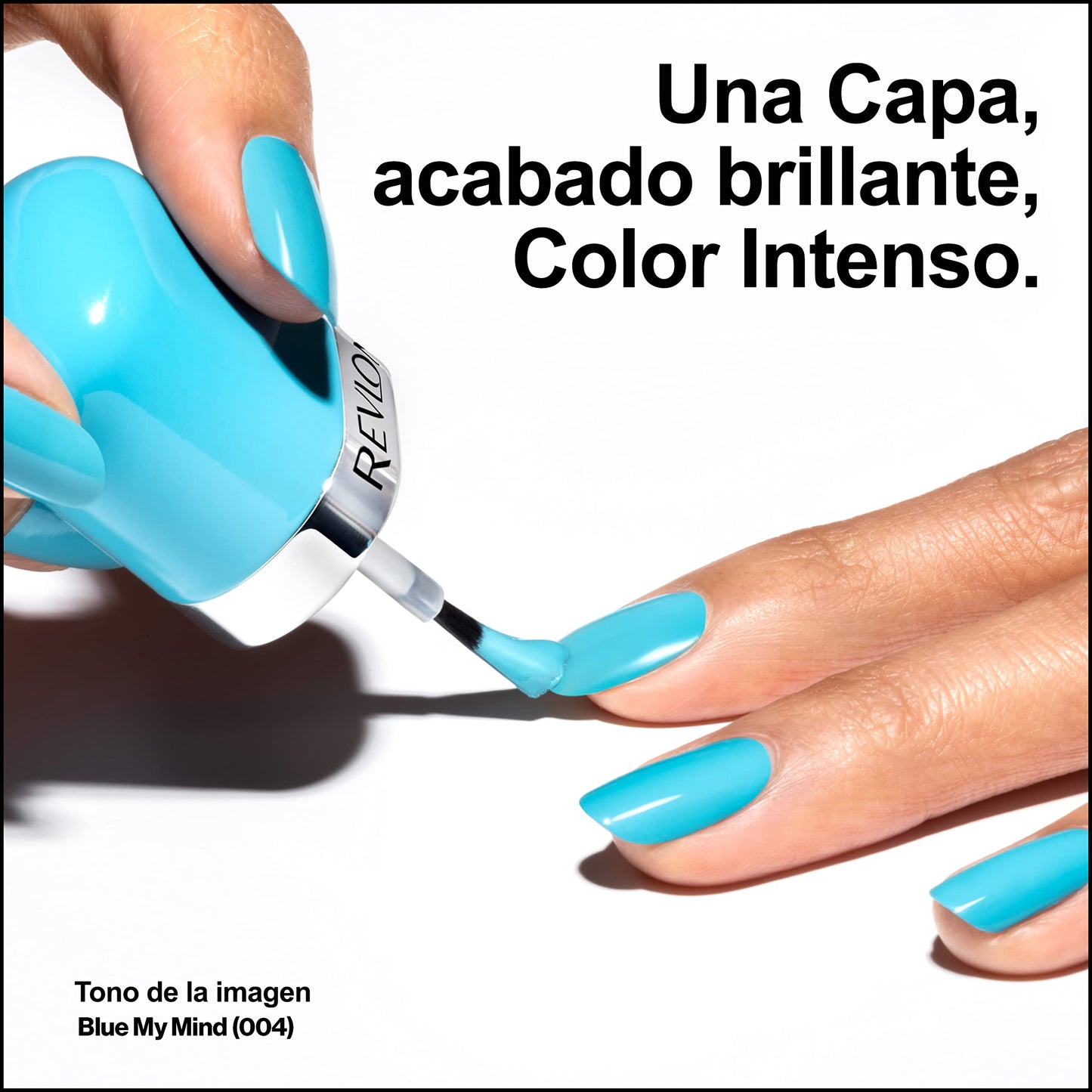 REVLON Ultra HD Snap Nail Color, Natural Rich Glossy Polish, 100% Vegan Formula, No Base or Top Coat Needed, 004 Blue My Mind, 0.27 fl oz Beauty & Personal Care REVLON