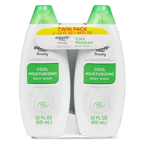 Equate Beauty Cool Moisturizing Body Wash, (2 Pack) each 22 fl oz Beauty & Personal Care Equate Beauty