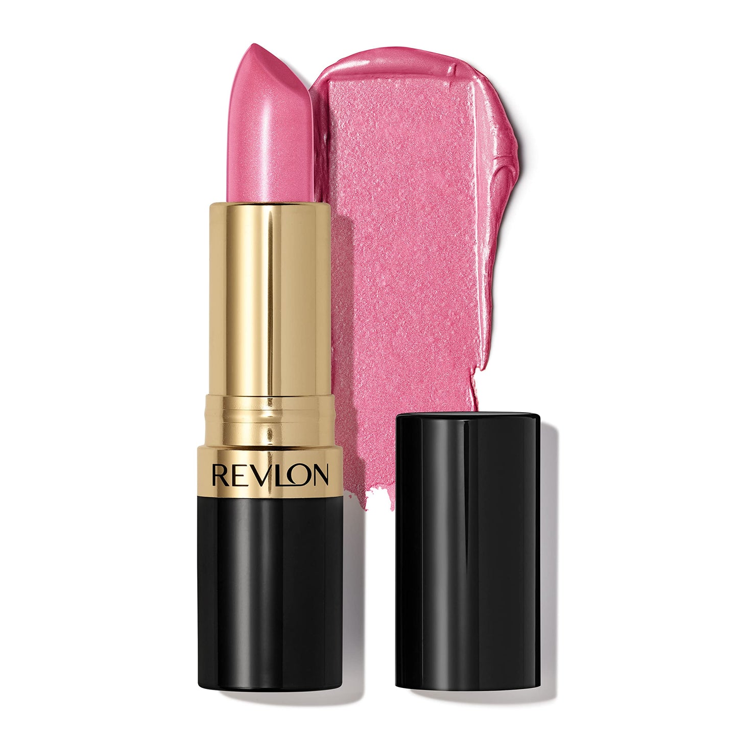 Revlon Super Lustrous Lipstick, Creamy Formula For Soft, Fuller-Looking Lips, Moisturized Feel, 450 Gentlemen Prefer Pink, 0.15 oz Beauty & Personal Care REVLON