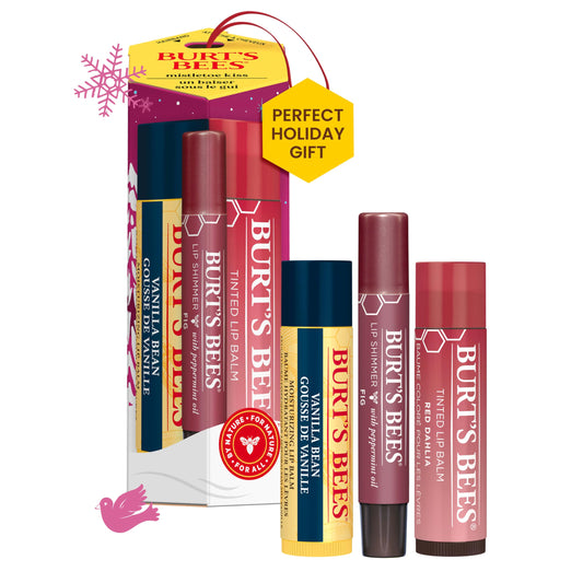 Burt's Bees Mistletoe Kiss Gift - Red (Vanilla Bean) Beauty and Personal Care Burt's Bees