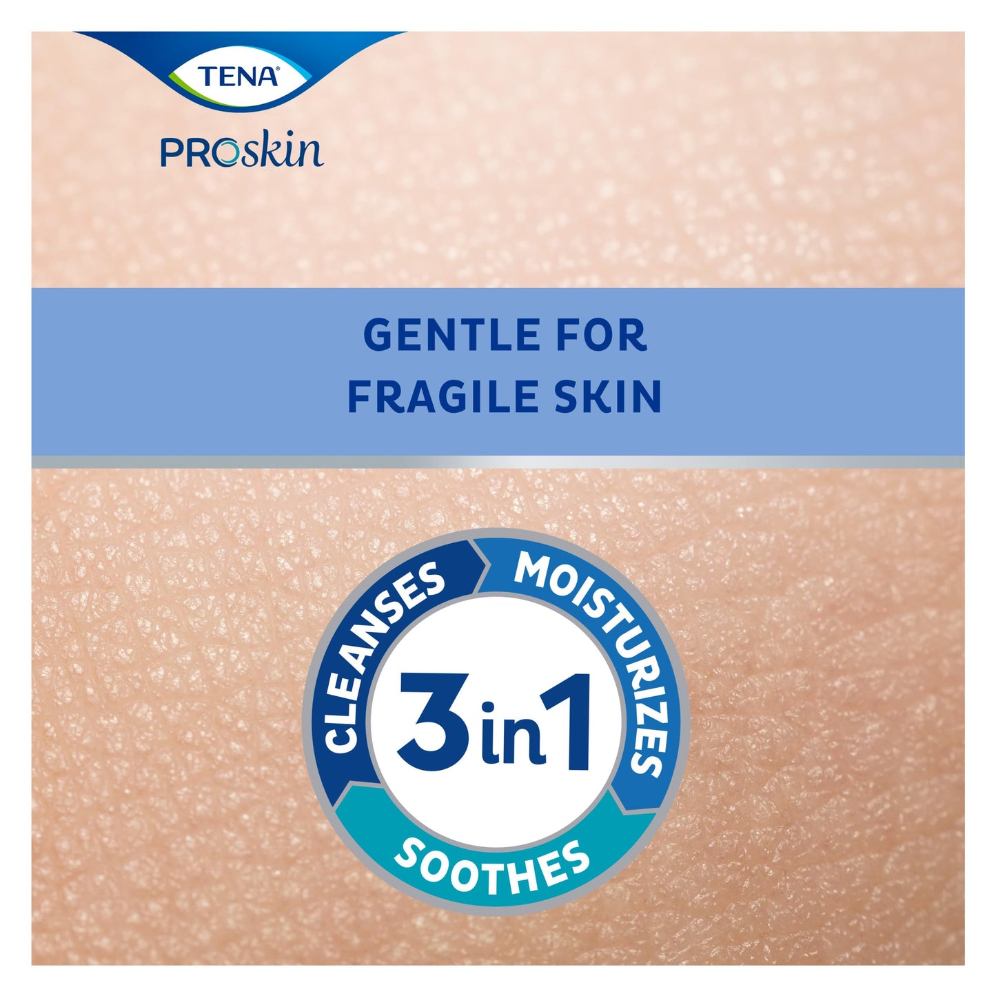 TENA ProSkin Cleansing Cream Cream Rinse-Free Body Wash Tube Mild Scent 16.9 oz. 64430 1 Ct Beauty & Personal Care TENA