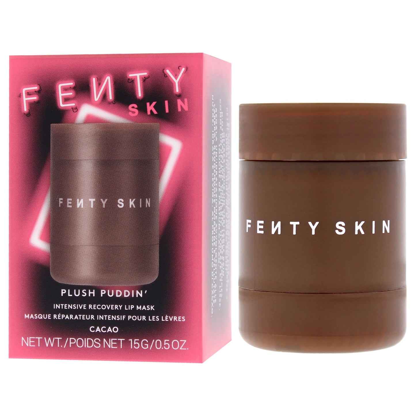 Fenty Skin Plush Puddin' Intensive Recovery Lip Mask - Cacao (.5 Oz) Beauty and Personal Care FENTY BEAUTY
