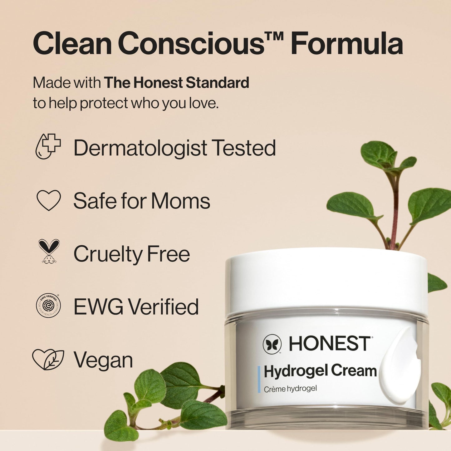 Honest Beauty Refill Pod for Full Size Hydrogel Cream, Lightweight and Moisturizing Water Cream, Gentle Sensitive Skin, Fragrance-Free, Vegan, 1.7 fl Beauty and Personal Care Honest Beauty