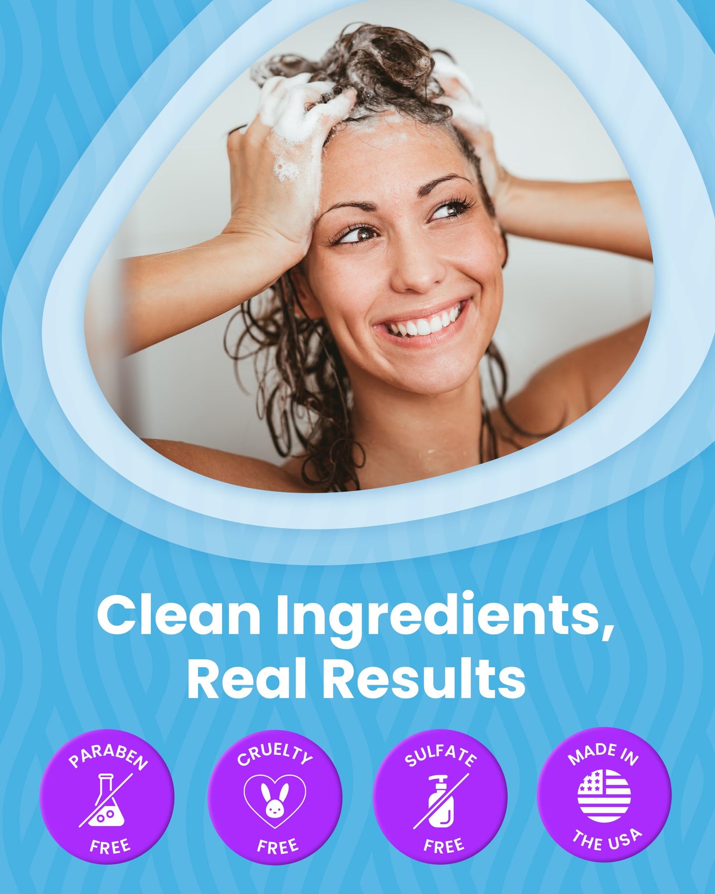 Reflect H?O Swim Shampoo - Sulfate-Free Copper & Chlorine Hair Protection with Keratin, Vitamin E & B5 for Green Hair & Fading - Chlorine Removal Beauty & Personal Care Reflect Sports