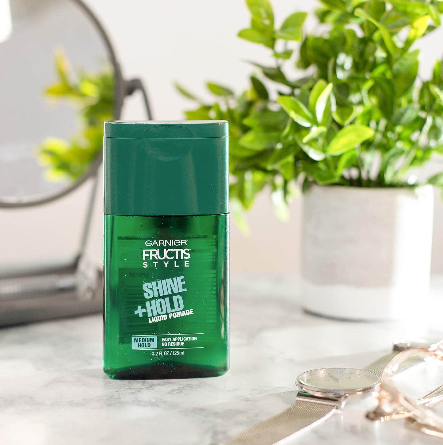 Garnier Hair Care Fructis Style Shine and Hold Liquid Hair Pomade for Men No Drying Alcohol, 4.2 Fluid Ounce Beauty & Personal Care Garnier
