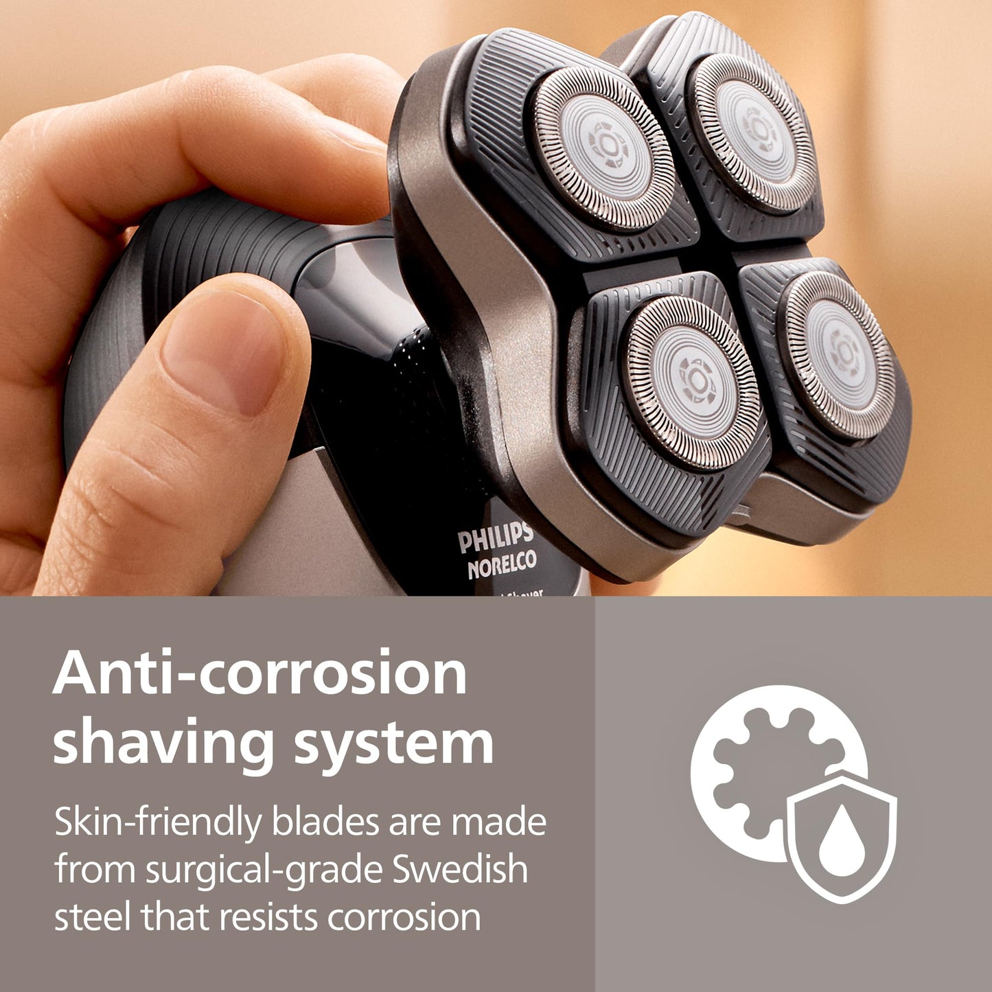 Philips Norelco Genuine Head Shaver Replacement Heads - Compatible with Philips Norelco Head Shaver Pro HS5980, HS7980 and HS9980, Self-sharpening Beauty and Personal Care Norelco