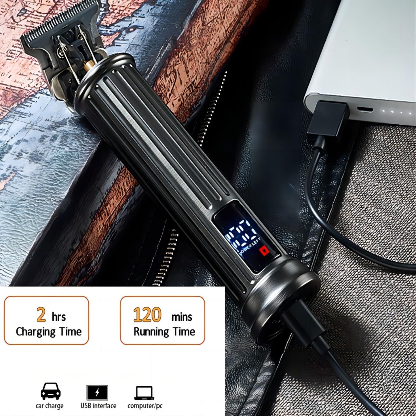 Roziapro Beard Trimmer for Men Professional Hair Clippers Cordless Zero Gapped Edgers Clippers Rechargeable Barber Clipper T Blade Liners Trimmer Beauty and Personal Care Roziapro