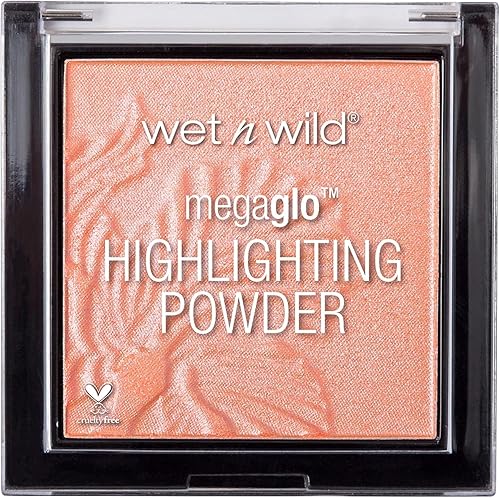 wet n wild MegaGlo Highlighting Powder, Highlighter Makeup, Shimmer Glow, Pink Rose Gold Bloom Time Beauty & Personal Care wet n wild