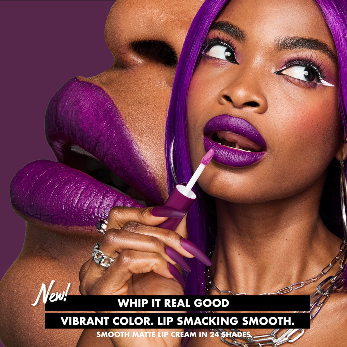 NYX PROFESSIONAL MAKEUP Smooth Whip Matte Lip Cream, Long Lasting, Moisturizing, Vegan Liquid Lipstick - Kitty Belly (Peach Nude) Beauty & Personal Care NYX PROFESSIONAL MAKEUP