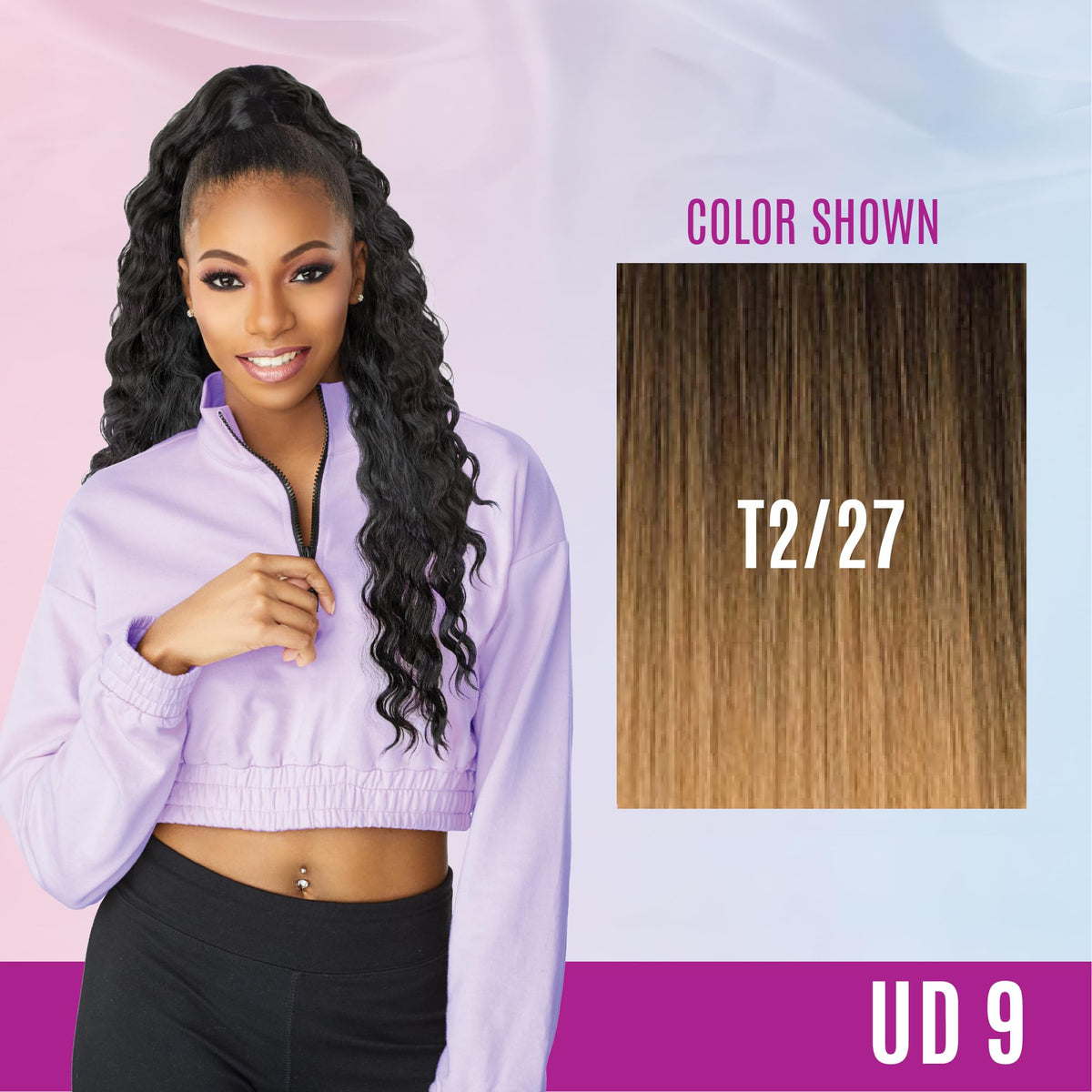 Sensationnel Instant Updown Halfwig Pony-lud 9, T2/27