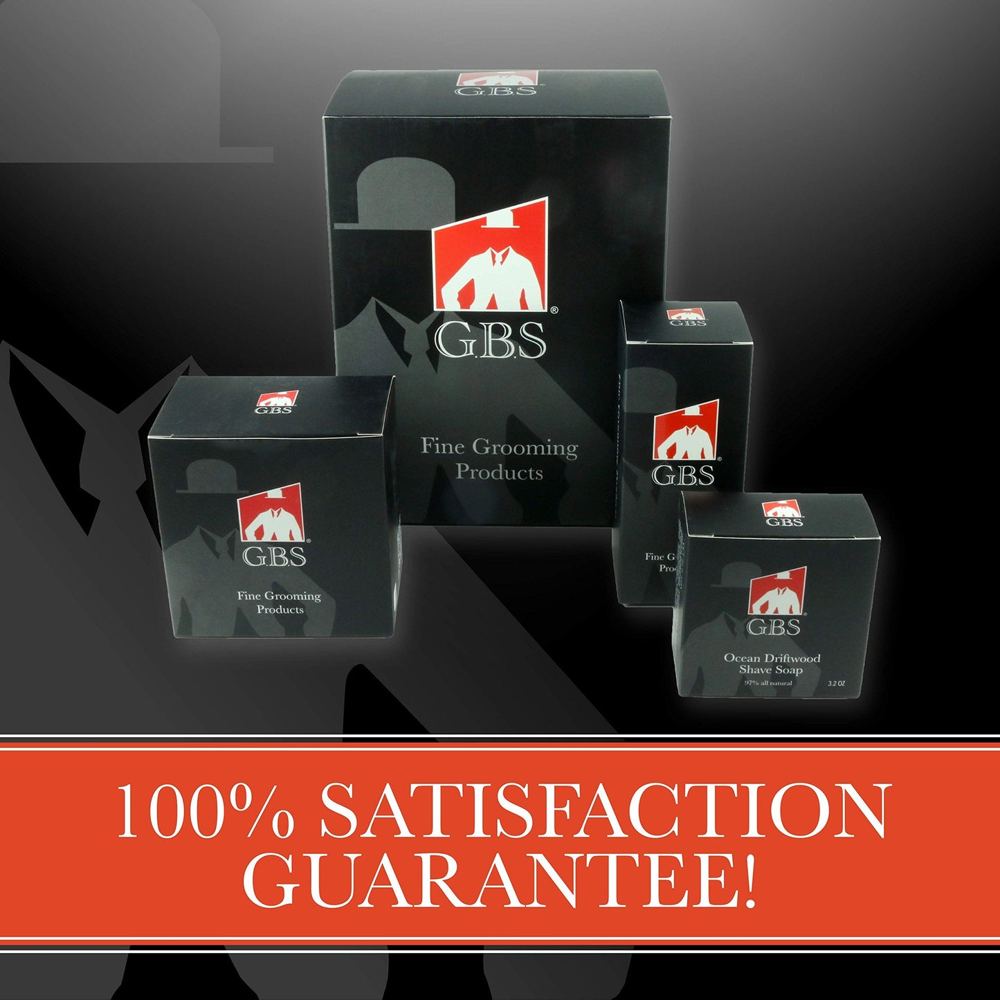 G.B.S Silvertip Badger Bristle Shaving Brush, Resin Black Handle with Stand Soft Bristles Beauty and Personal Care G.B.S