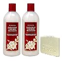 Bath & Body Works Japanese Cherry Blossom 2 Pack Moisturizing Conditioner Set with a Natural Oats Sample Soap Beauty & Personal Care Bath & Body Works