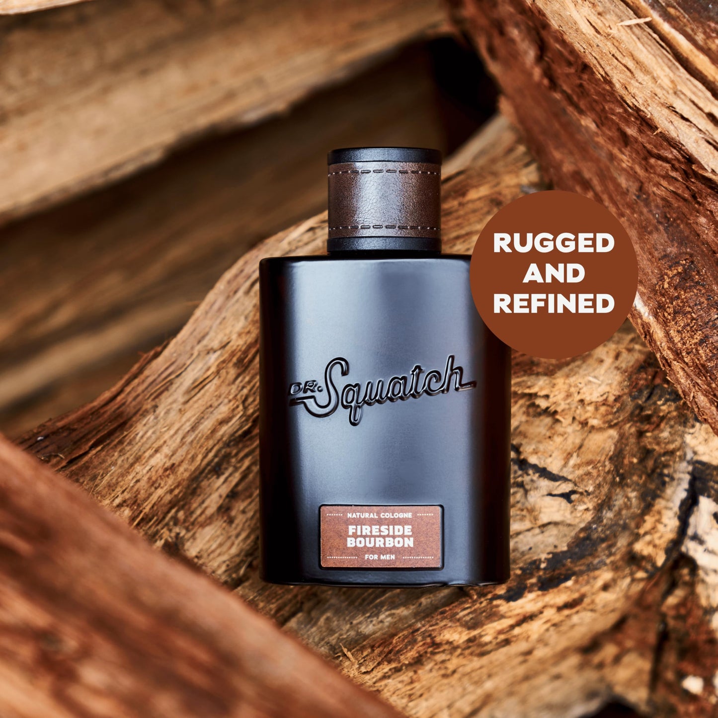 Dr. Squatch Natural Cologne for Men - Scent-Lock Technology and Sustainably-Sourced Ingredients - Fireside Bourbon Cologne (1.7 fl oz) Beauty & Personal Care Dr. Squatch