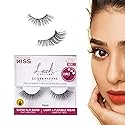KISS Lash Couture LuXtensions Collection False Eyelashes, Flat Lash Technology, Super Slim Lash Band, Real Lash Extension Fibers, Reusable, Contact Beauty & Personal Care KISS