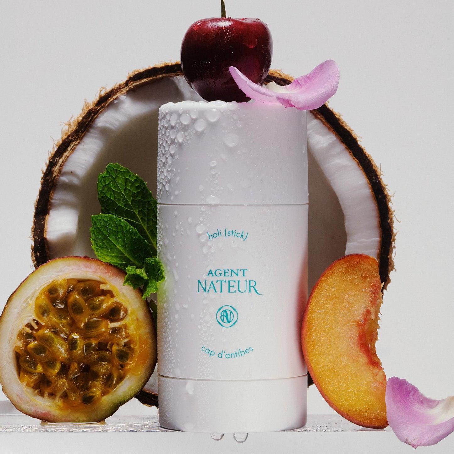 Agent Nateur - holi (stick) Cap d'Antibes Natural Deodorant - Castor + Coconut Oil, Beeswax - Aluminum-Free, Non-Toxic, Clean Skincare Crafted Beauty and Personal Care Agent Nateur