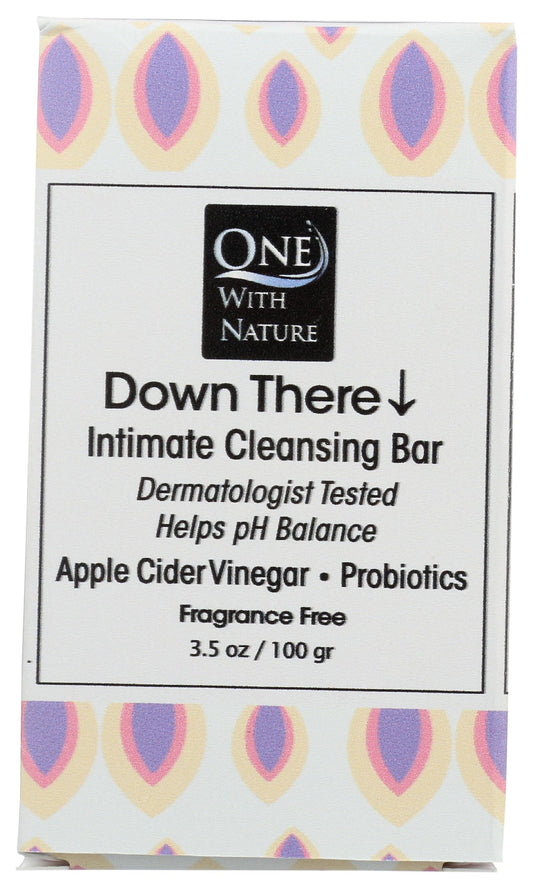 One With Nature, Soap Bar Cleansing Intimate Down There Frag Free, 3.5 Ounce Beauty & Personal Care One With Nature