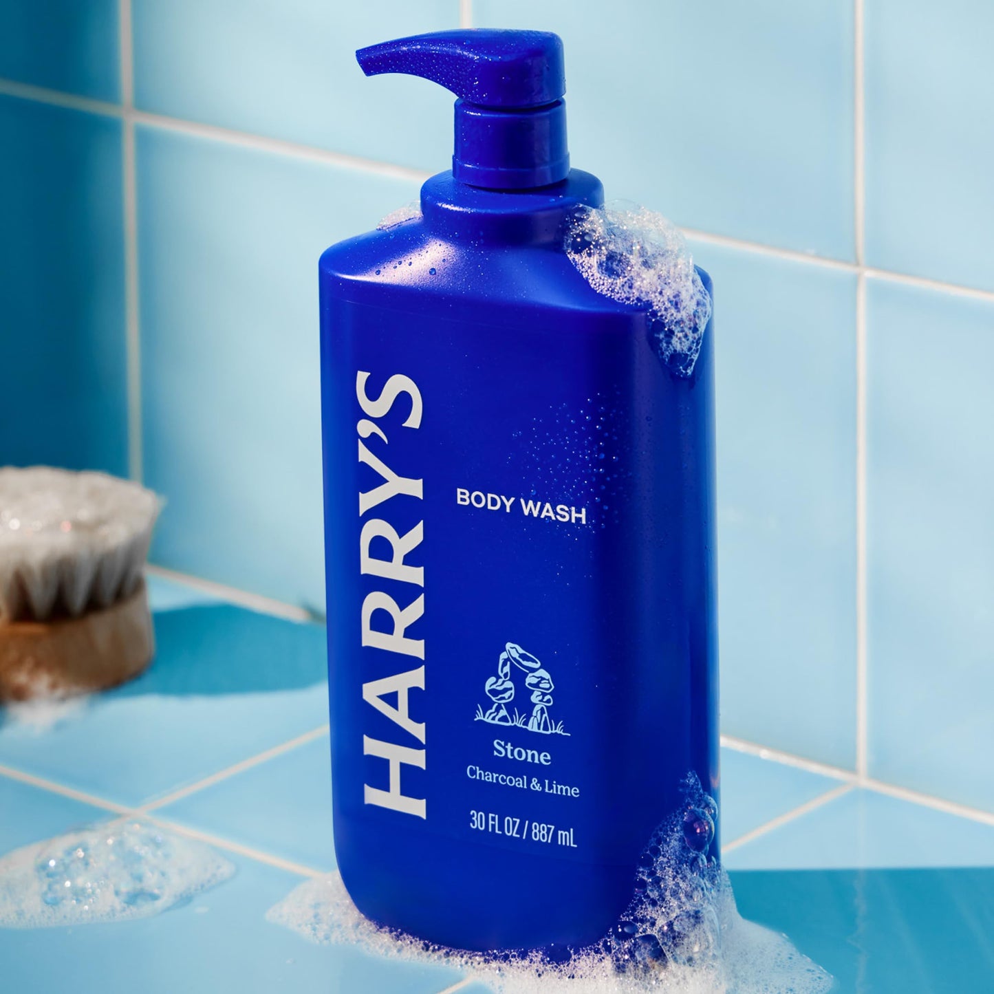 Harry's Men's Body Wash with Pump- Stone - (2 Pack) 30 fl oz - Shower Gel for Men - No Parabens, Sulfates, or Dyes Beauty & Personal Care Harry's