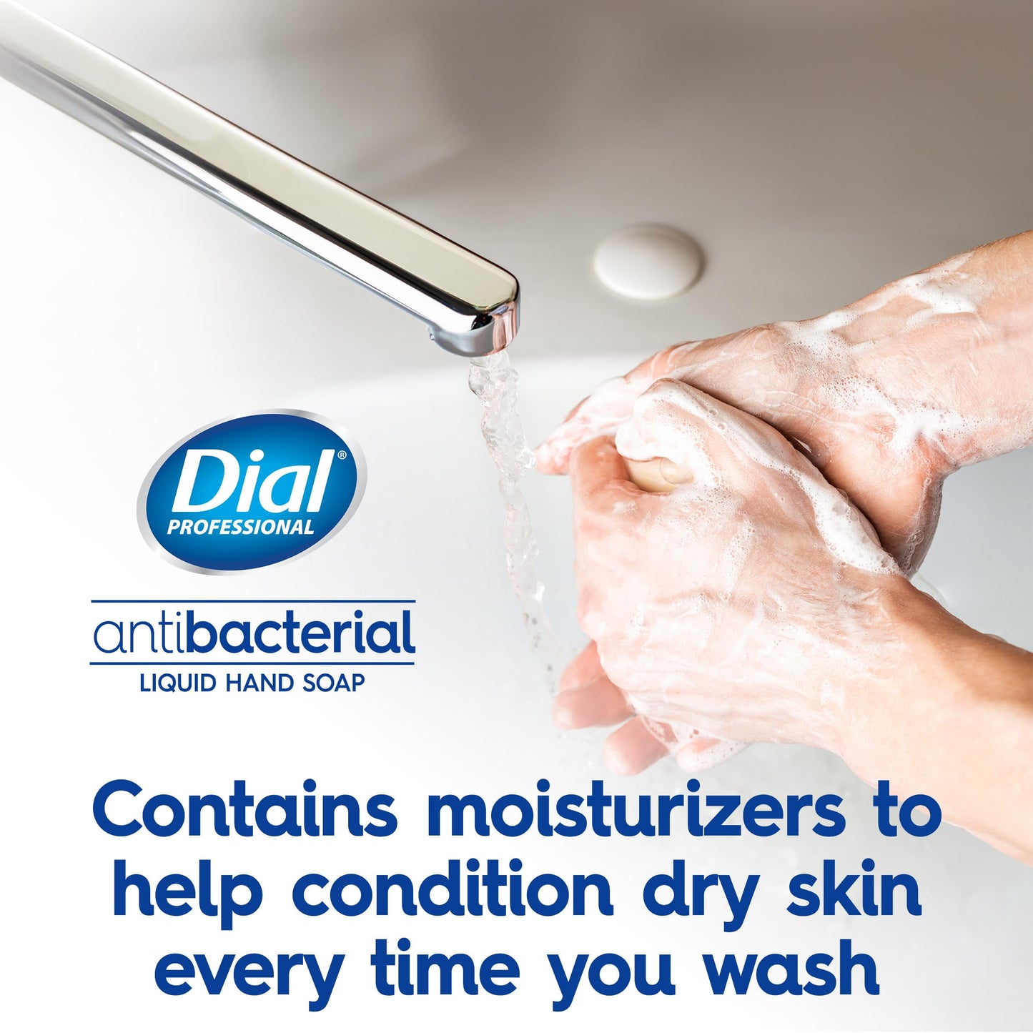 Dial Antibacterial Defense Liquid Hand Soap + Aloe, Spring Water Scent, 1 Gallon Hand Soap Refill, Dermatologist-Tested, Gentle Formula Beauty & Personal Care Dial