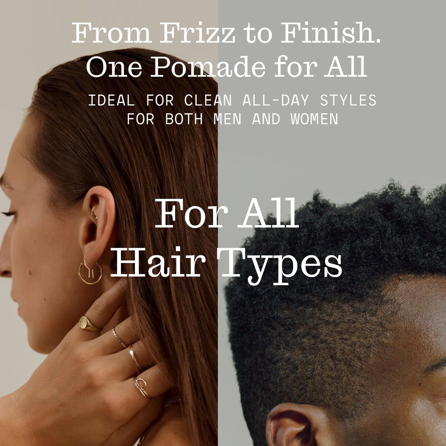 Firsthand Supply All-Purpose Hair Pomade for Men & Women - Flexible Firm Hold with Natural, Low Shine - Organic, Water Based Pomade - Nourishing Aloe Beauty & Personal Care Firsthand