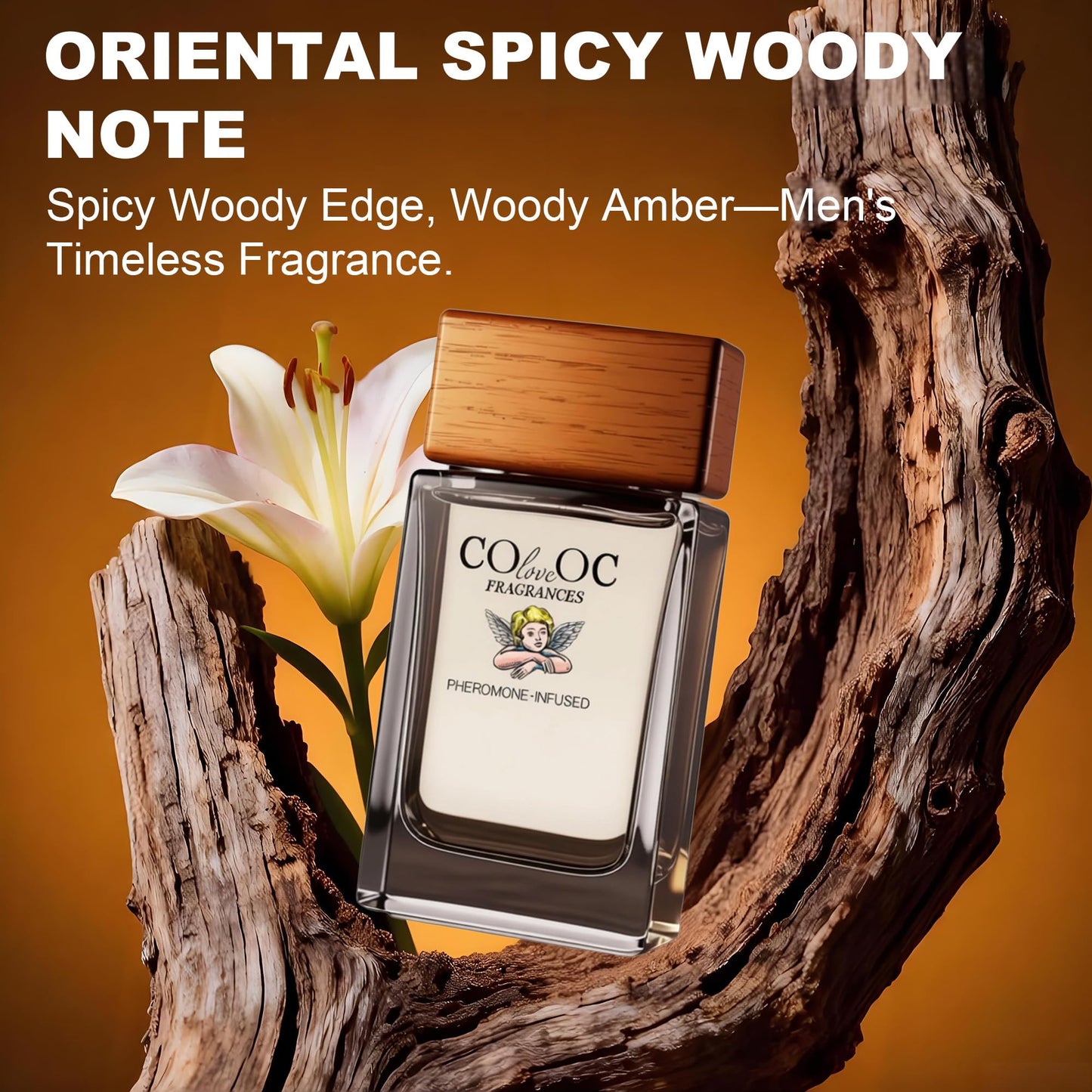 Cupiette The Most Wanted Pheromone Infused Cologne For Men - Spicy Woody Fragrance - Amber & Cinnamon & Grapefruit & Musk & Leather - Long Lasting Beauty & Personal Care COLOVEOC FRAGRANCES