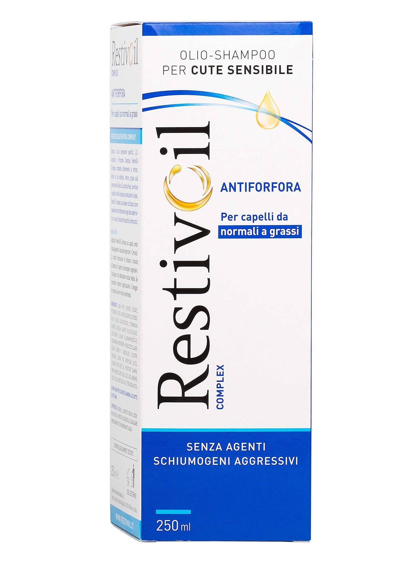 Shampoo Per Capelli Antiforfora Complex Olio Shampoo Anti Forfora 250 Ml by RestivOil Beauty & Personal Care RestivOil