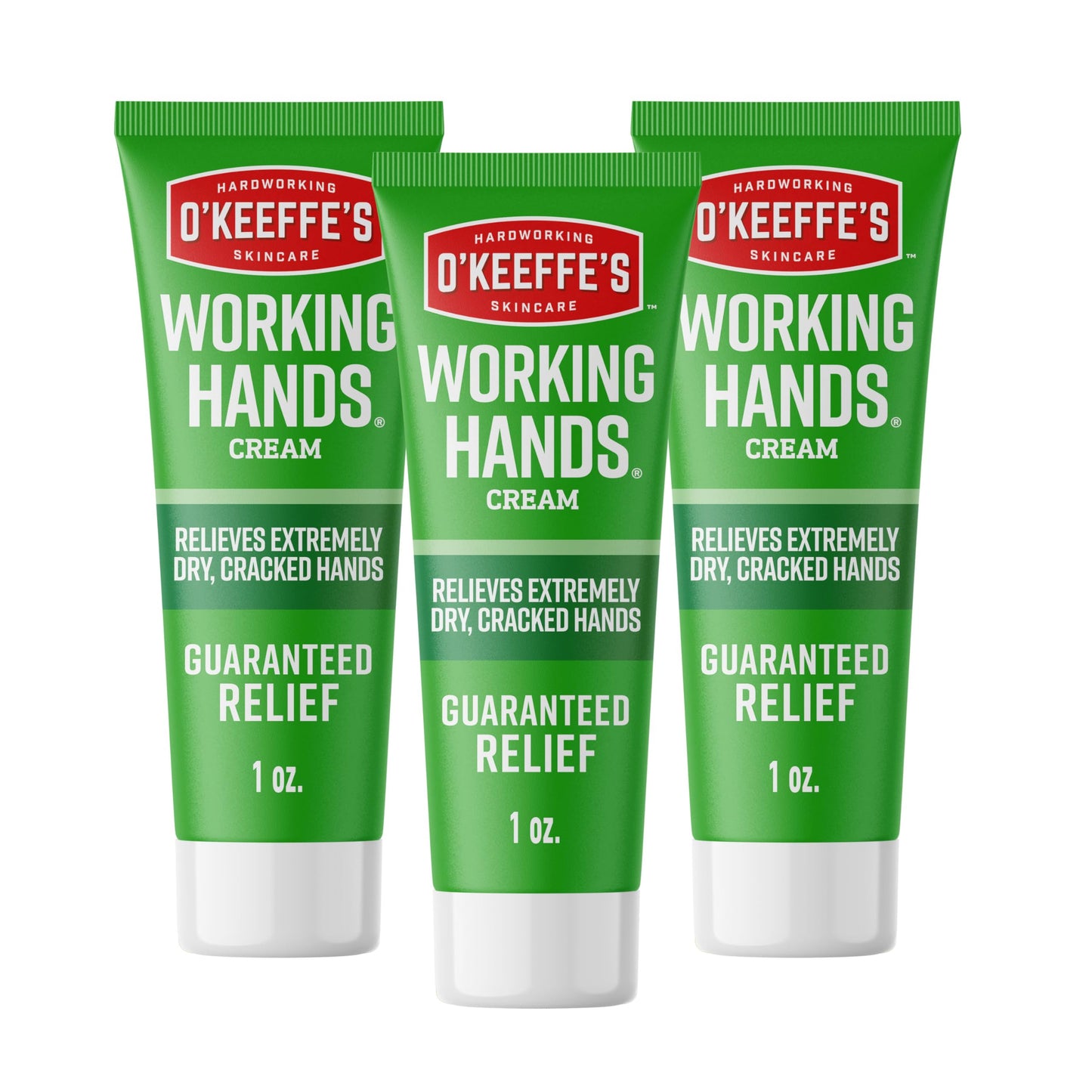 O'Keeffe's Working Hands Hand Cream for Extreme Dryness - 1 oz Tube (3 Pack) - Repairing Skincare for Cracked, Dry Hands Beauty & Personal Care O'Keeffe's