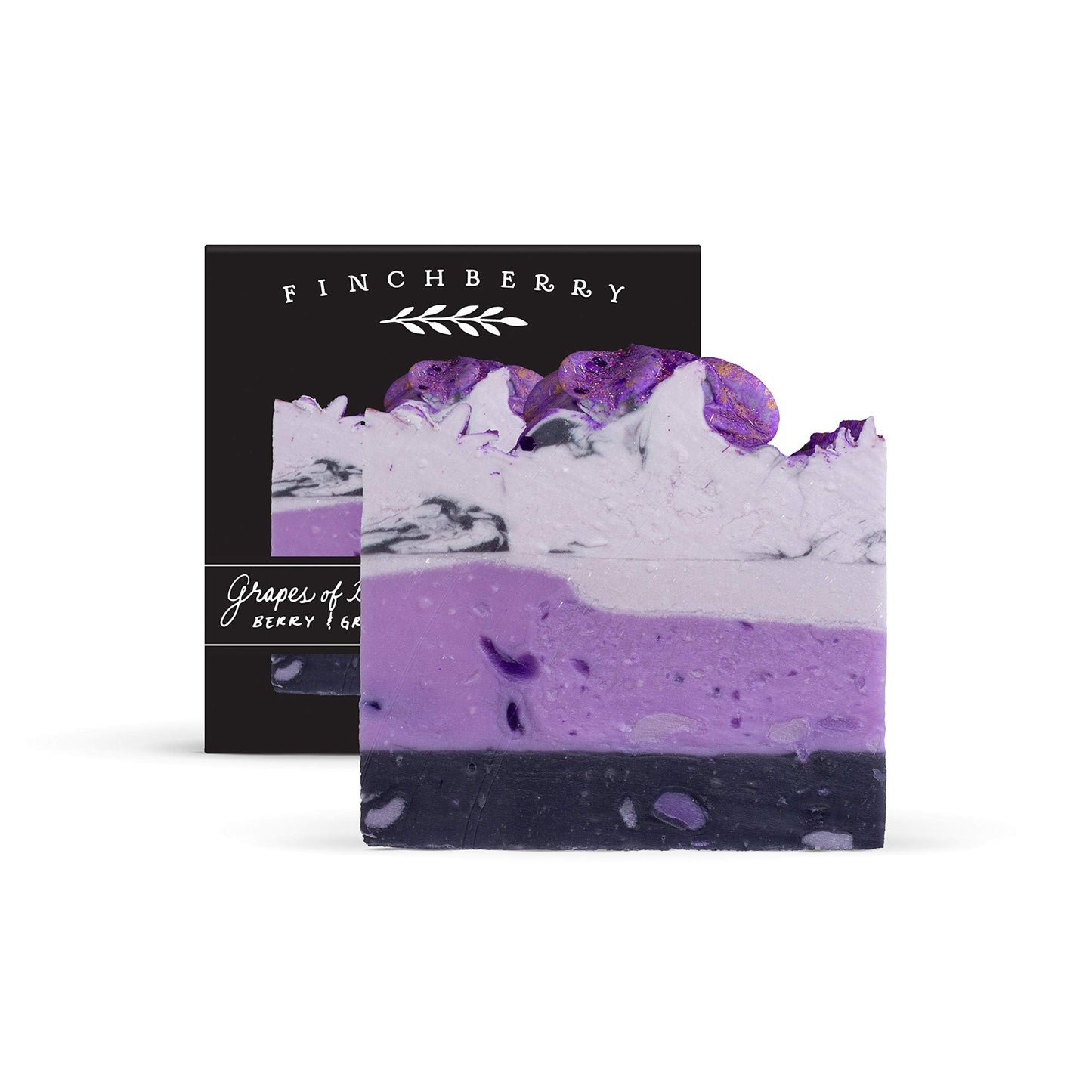 FinchBerry Handmade Natural Mixed Berry Scented Soap Bar (Grapes of Bath), Moisturizing Shea Butter & Coconut Oil, Vegan, Gluten Free & Sulfate Free Beauty & Personal Care FinchBerry