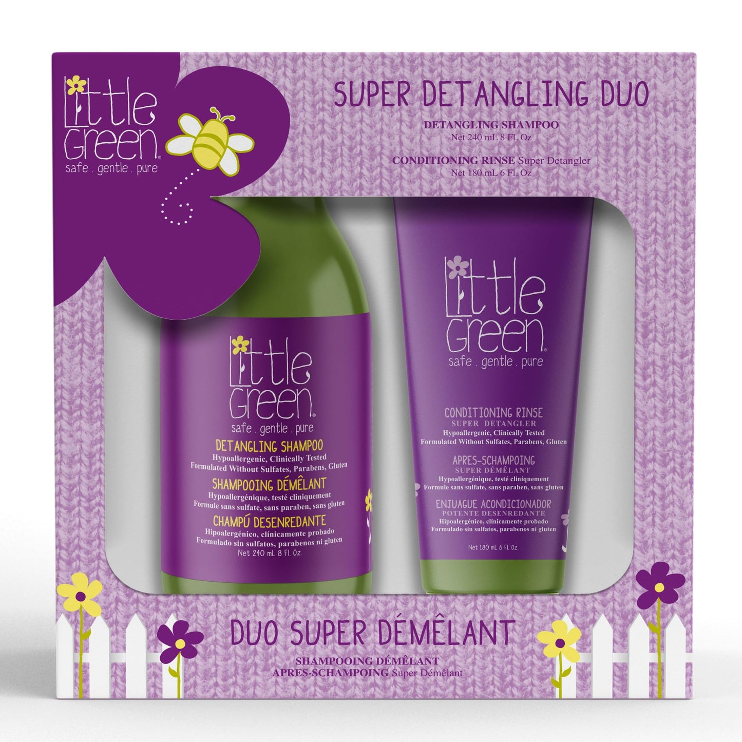 Little Green Kids Super Detangling Duo Kit Beauty & Personal Care Little Green