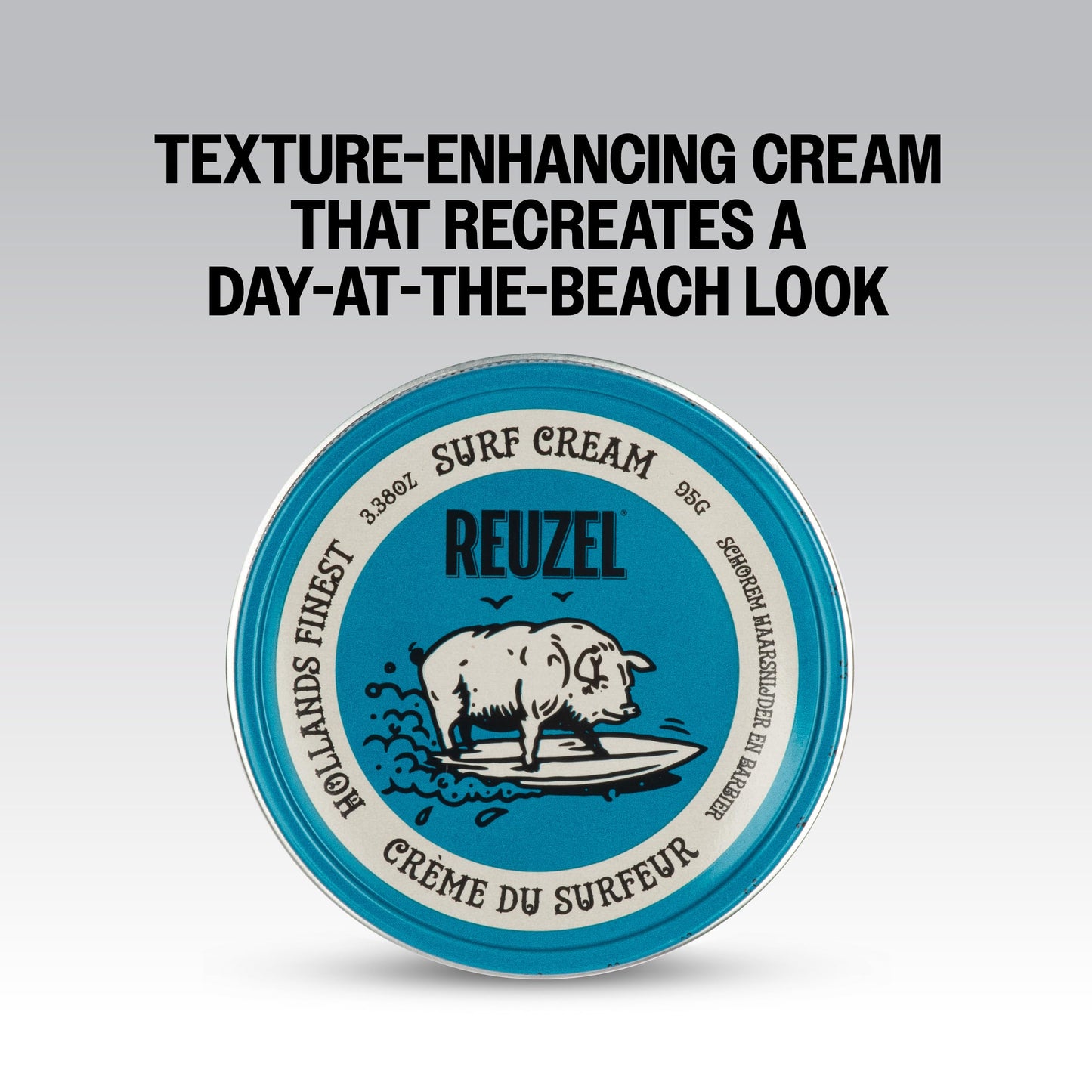 REUZEL Surf Texture and Definition Cream, Light All Day Hold, Water Soluble Styling, Matte Finish & Flake Free, For All Hairstyles, 3.38 oz Beauty & Personal Care REUZEL