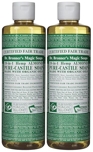 Dr Bronners Magic Soap All One Csal16/76116 16 Oz Almond Dr. Bronner'S Pure Castile Liquid Soaps Beauty & Personal Care Dr. Bronner's