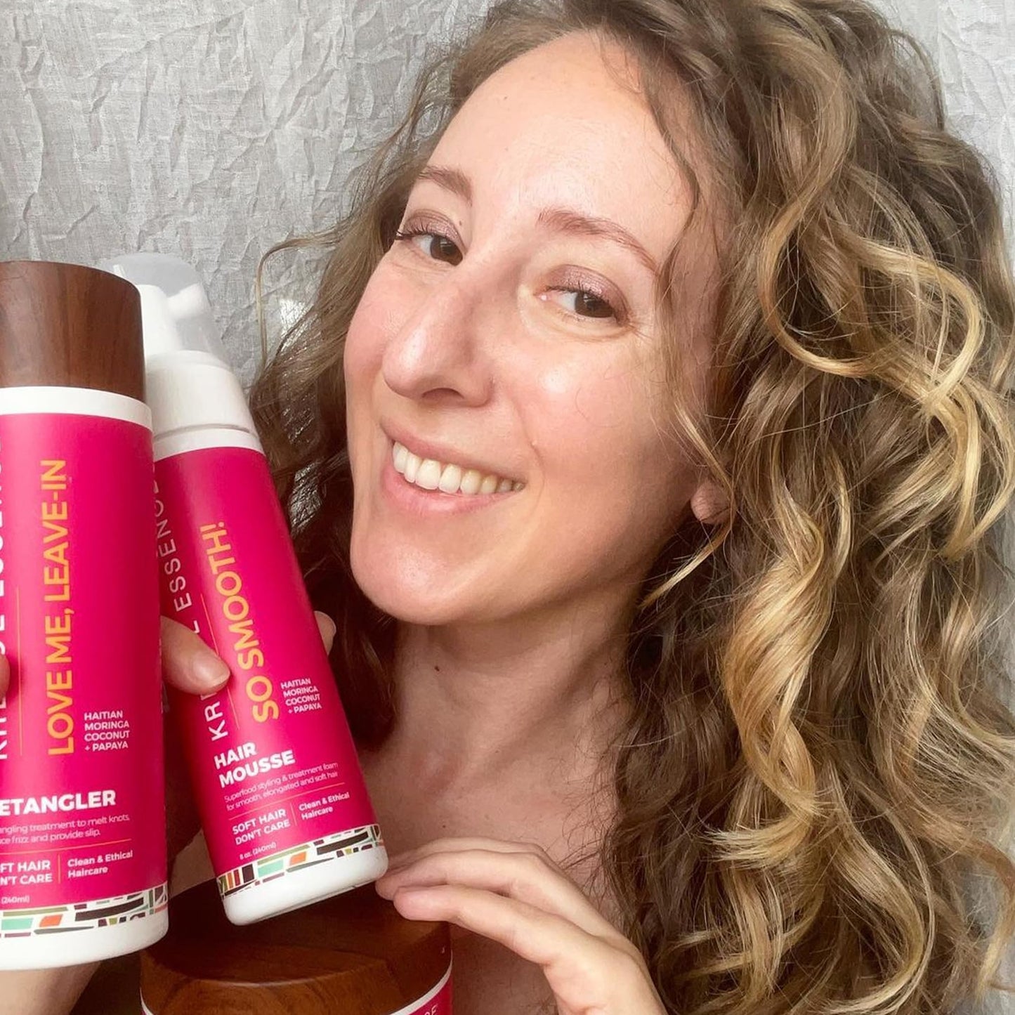 Kreyol Essence - 8 Oz Moringa Styling SCULPT + SMOOTH HAIR MOUSSE, Haitian Moringa Coconut Papaya, Hair Care Beauty & Personal Care KREYÒL ESSENCE