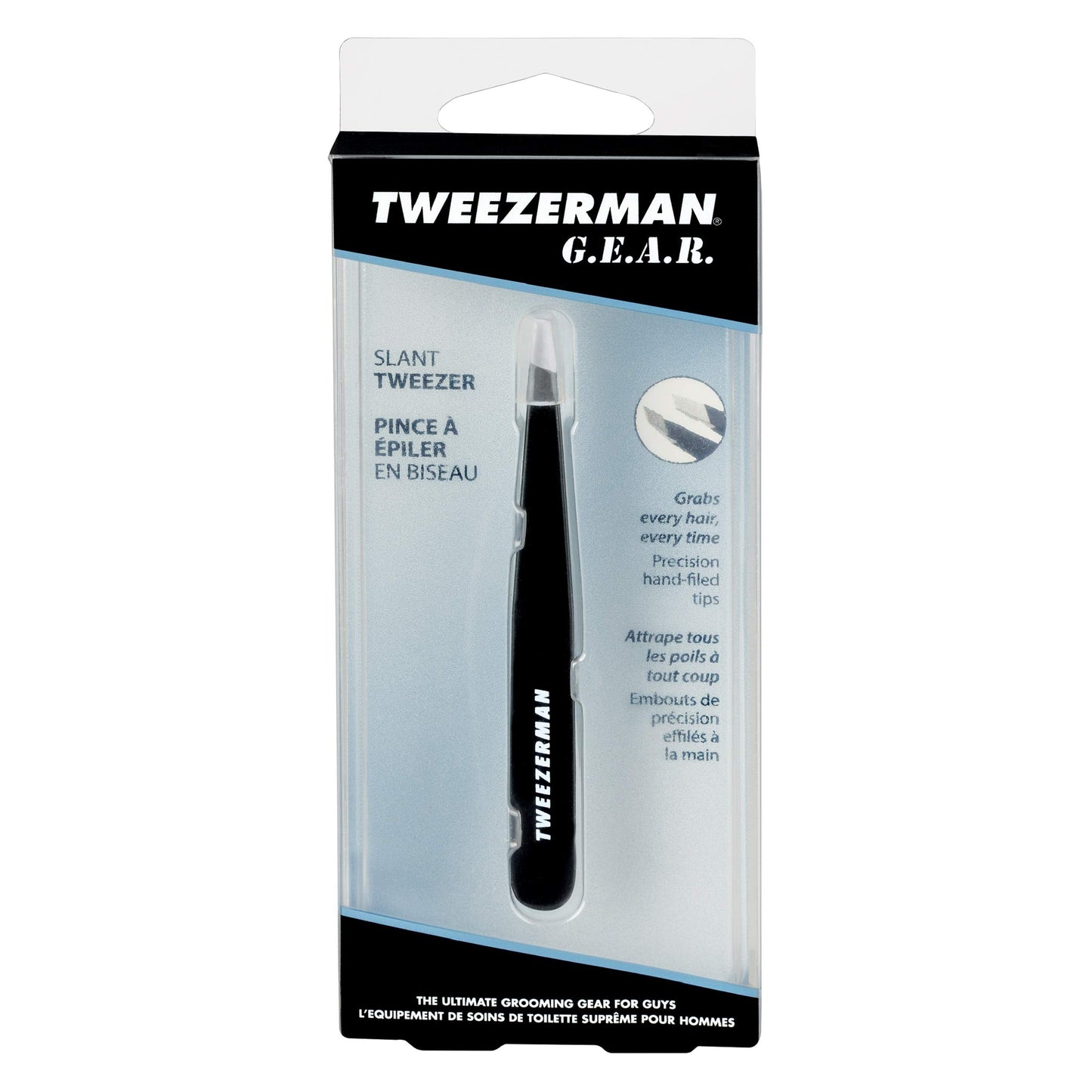Tweezerman G.E.A.R. Slant Tweezer (Midnight) Beauty & Personal Care Tweezerman