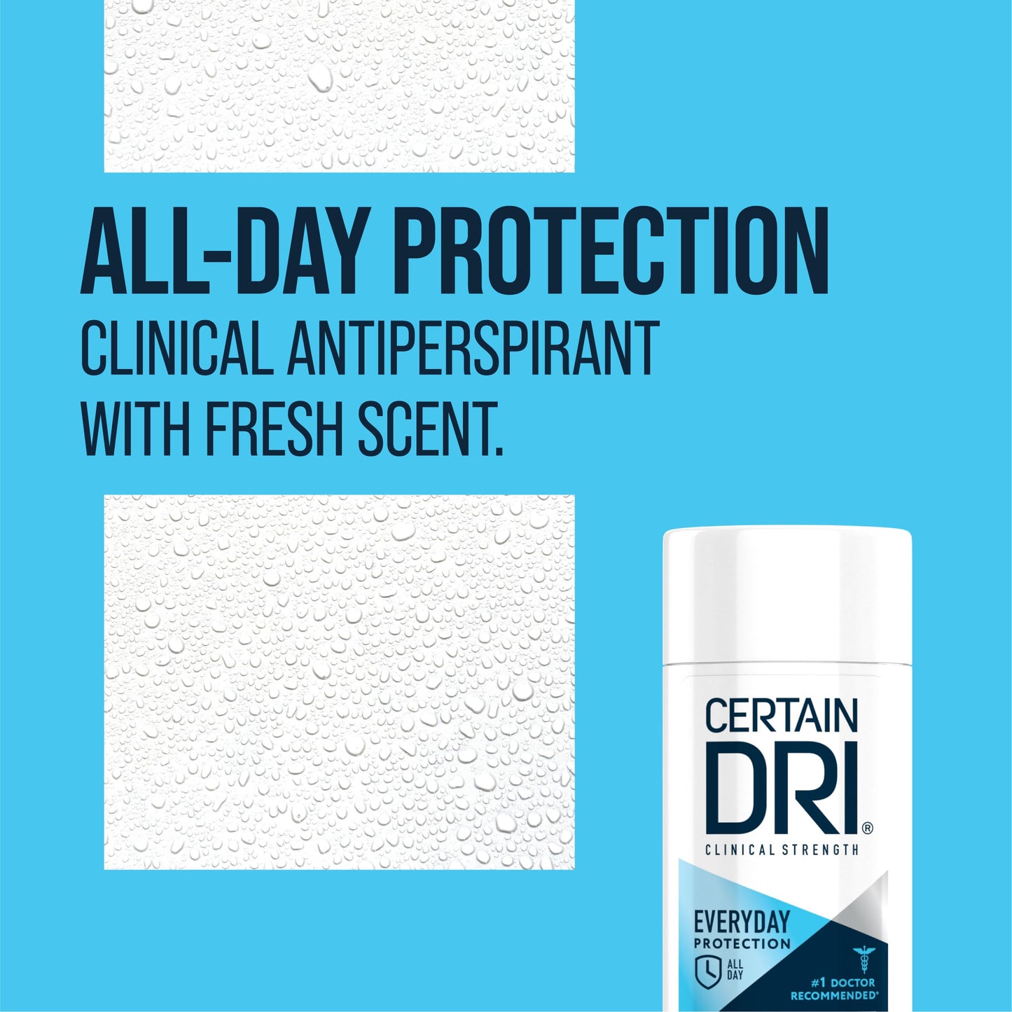 Certain Dri Everyday Strength Clinical Antiperspirant - 72-Hour Sweat & Odor Protection for Excessive Sweating - Strong Deodorant for Men & Women Beauty and Personal Care Certain Dri