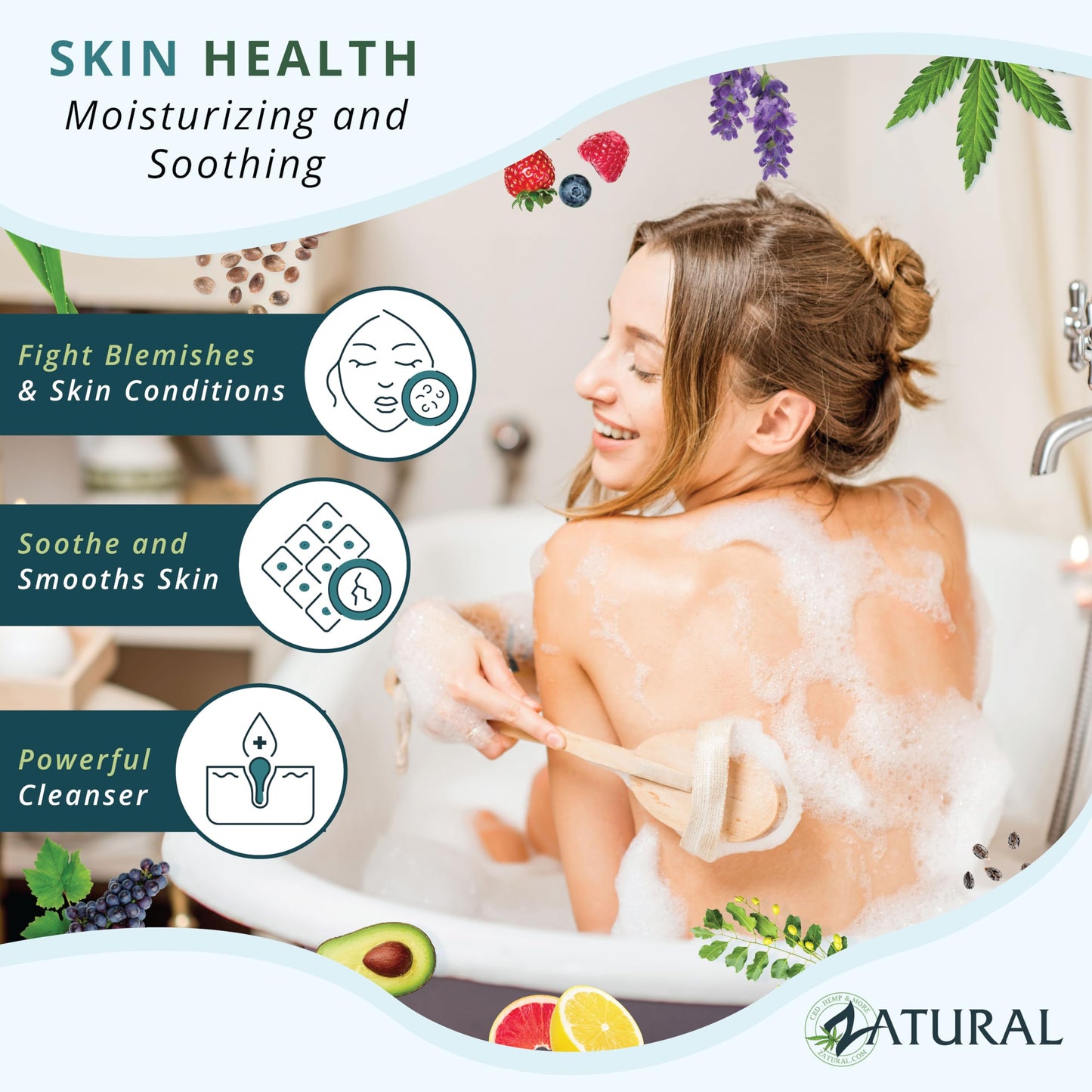 Zatural Neem Cleansing Bar - 100% Plant-Based Neem Oil Soap for Face and Body - Cold-Pressed, Vegan, and Fragrance-Free - Natural Skin Support - 4 oz Beauty & Personal Care Zatural