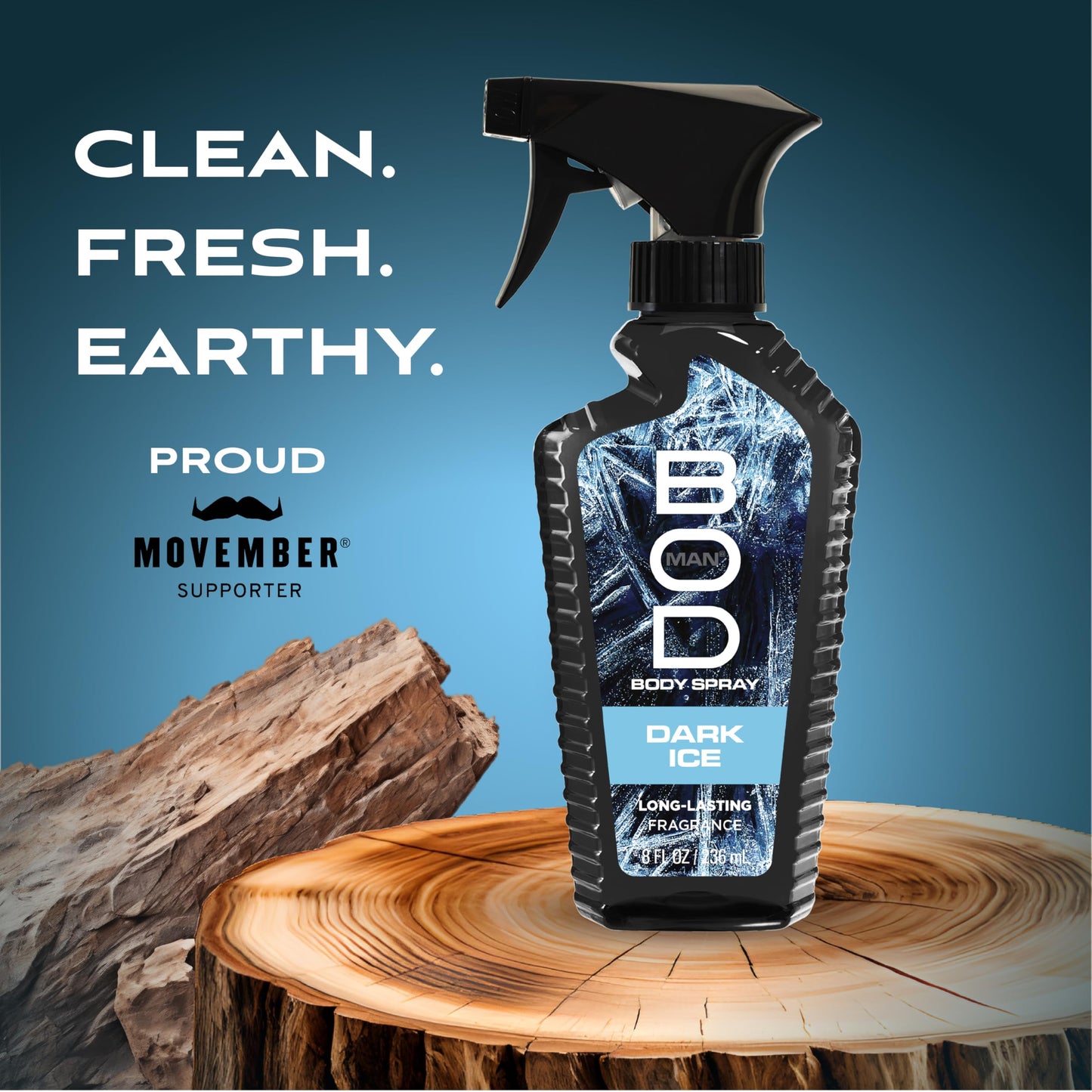 BOD man Fragrance Body Spray, Dark Ice, 8 fl oz Beauty & Personal Care BOD man