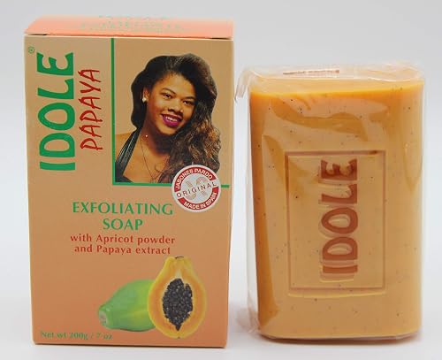 Idole Papaya Exfoliant Soap Pack Of 3 Beauty & Personal Care Idole