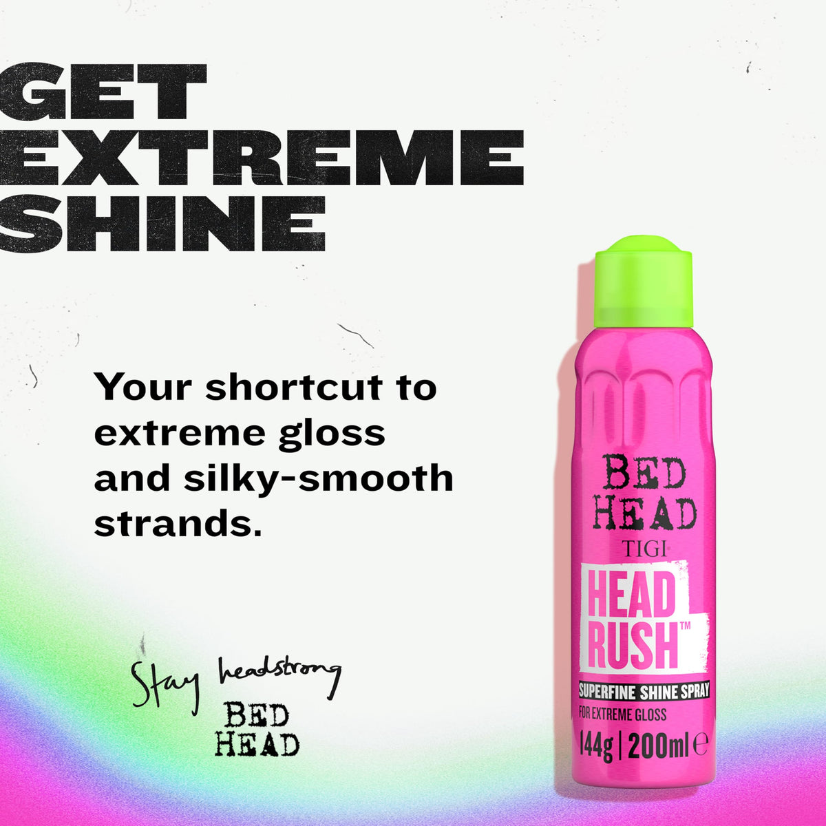 TIGI Bed Head Headrush Shine Hair Spray for Smooth Shiny Hair 5.3 oz Beauty & Personal Care TIGI