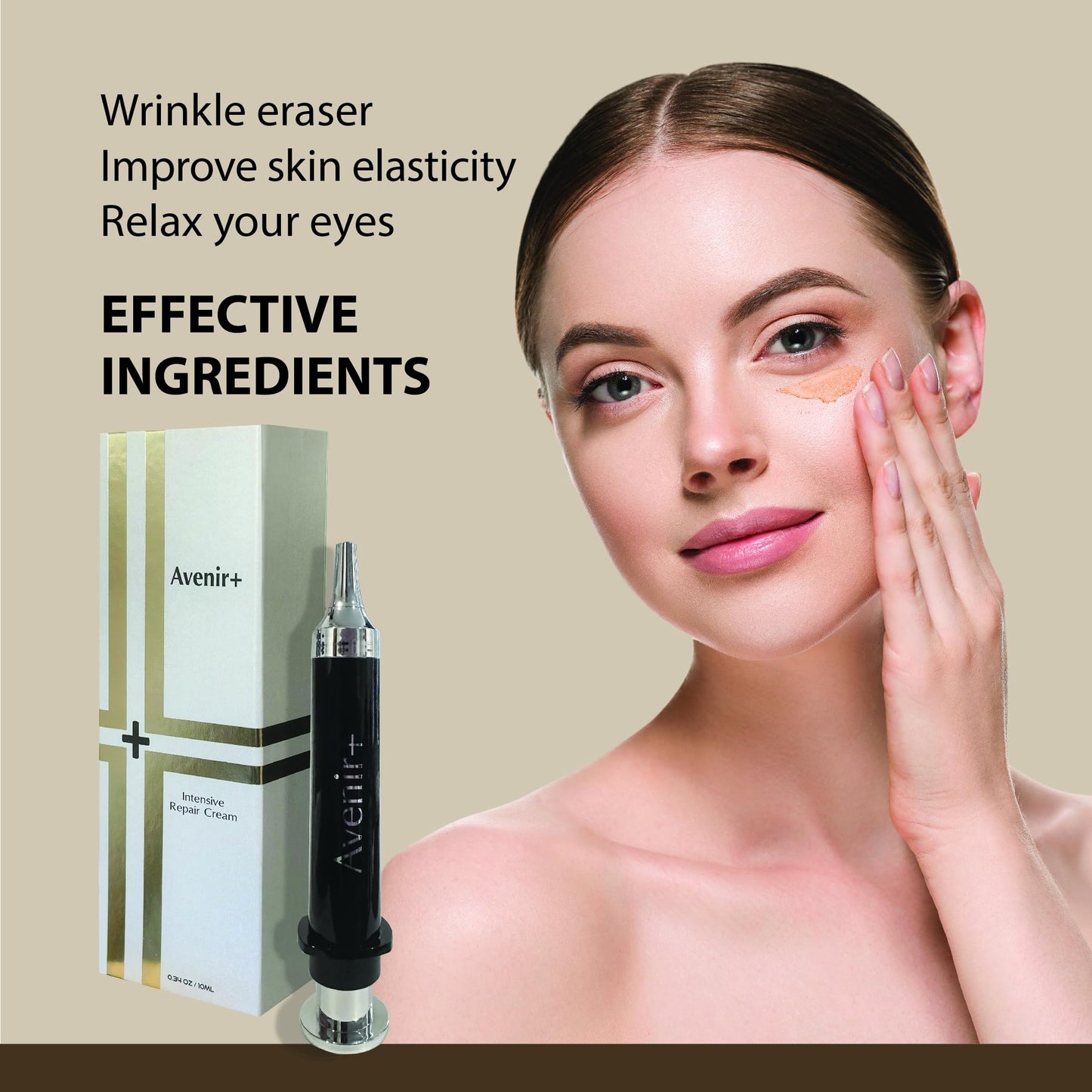 Forever Flawless Rapid Reduction Eye Cream | Instant Wrinkle Eraser | Diamond Infused | Instantly Reduce Appearance of Under-Eye Bags | Dark Circles | Beauty & Personal Care Forever Flawless