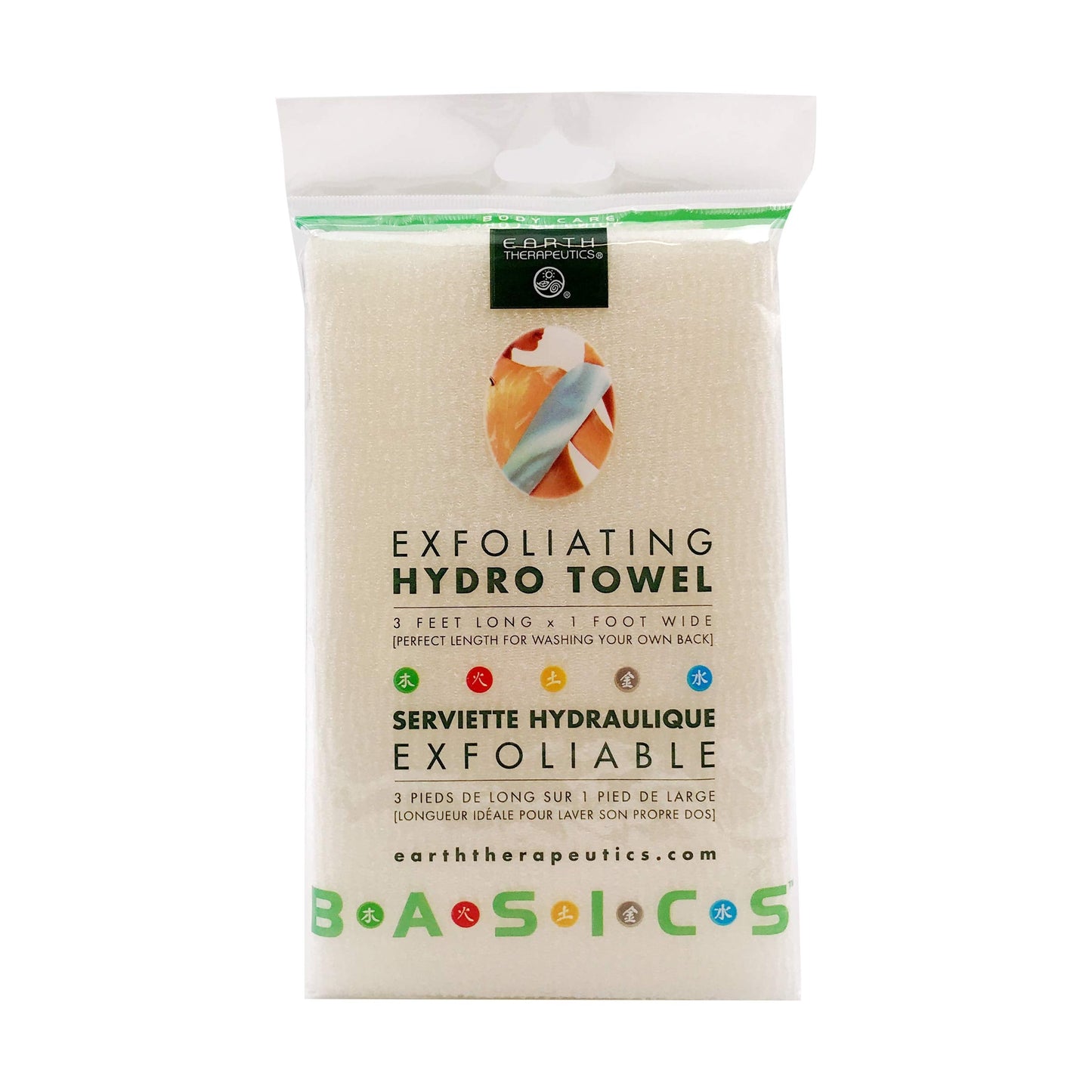 Earth Therapeutics Exfoliating Hydro Towel in Natural (1 Pack) Beauty and Personal Care Earth Therapeutics