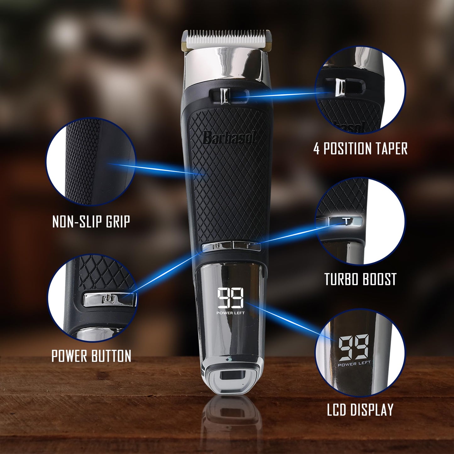 XTREME Barbasol Hair Face and Body Trimmer Hair-Face and Body Trimmer, Easy Use Beauty and Personal Care XTREME