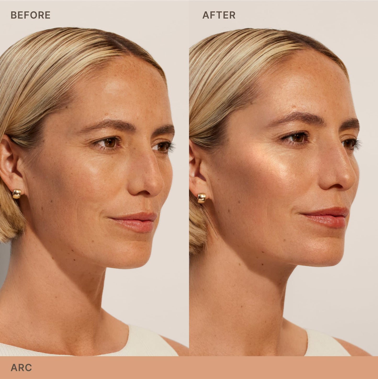 ILIA - Lightshift Cream Highlighter | Non-Comedogenic, Long-Lasting, Vegan, Cruelty-Free | Weightless, Seamless, Silky Highlighter (Arc - Peachy Gold Beauty & Personal Care ILIA