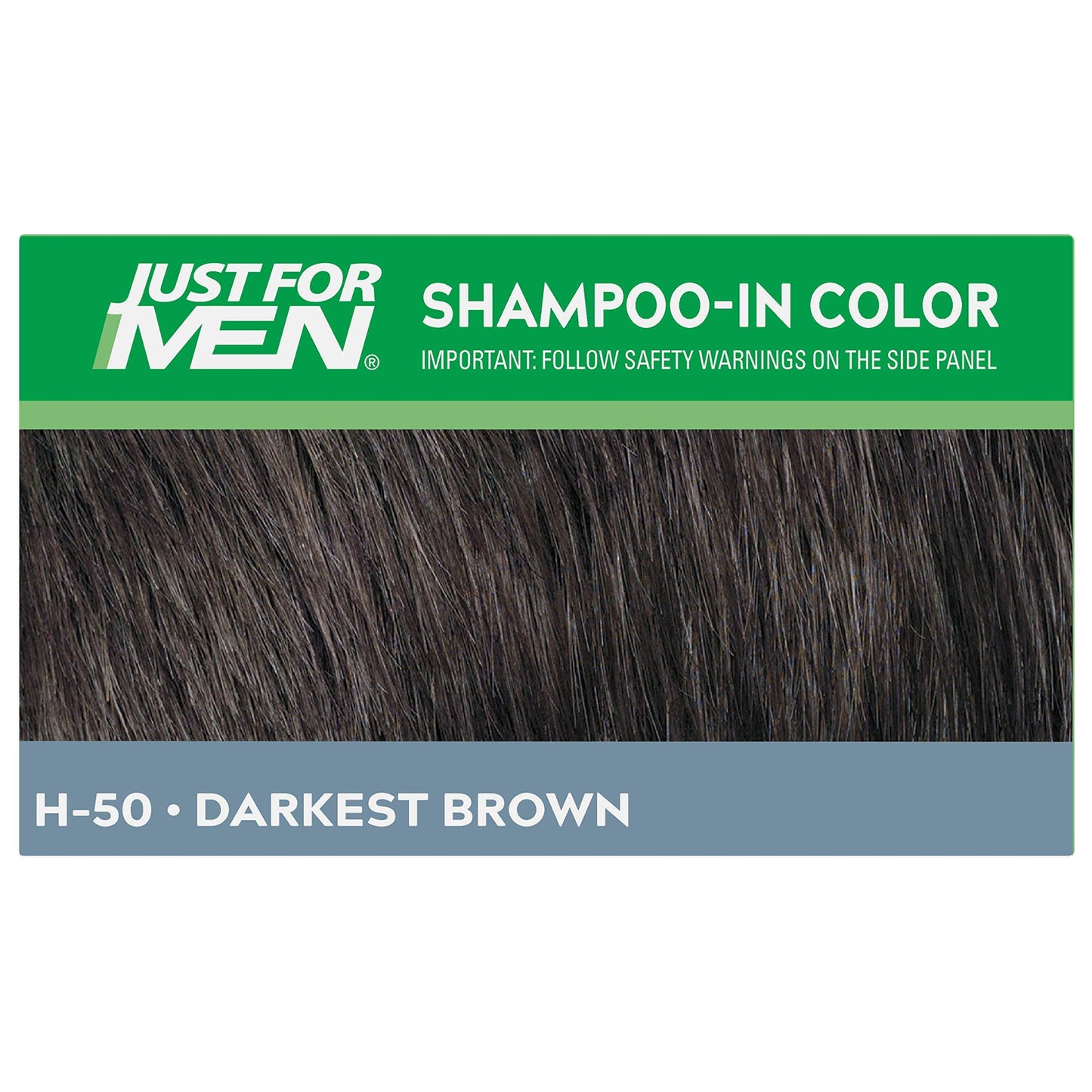 JUST FOR MEN Hair Color H-50 Darkest Brown 1 Each (Pack of 8) Beauty & Personal Care Just for Men