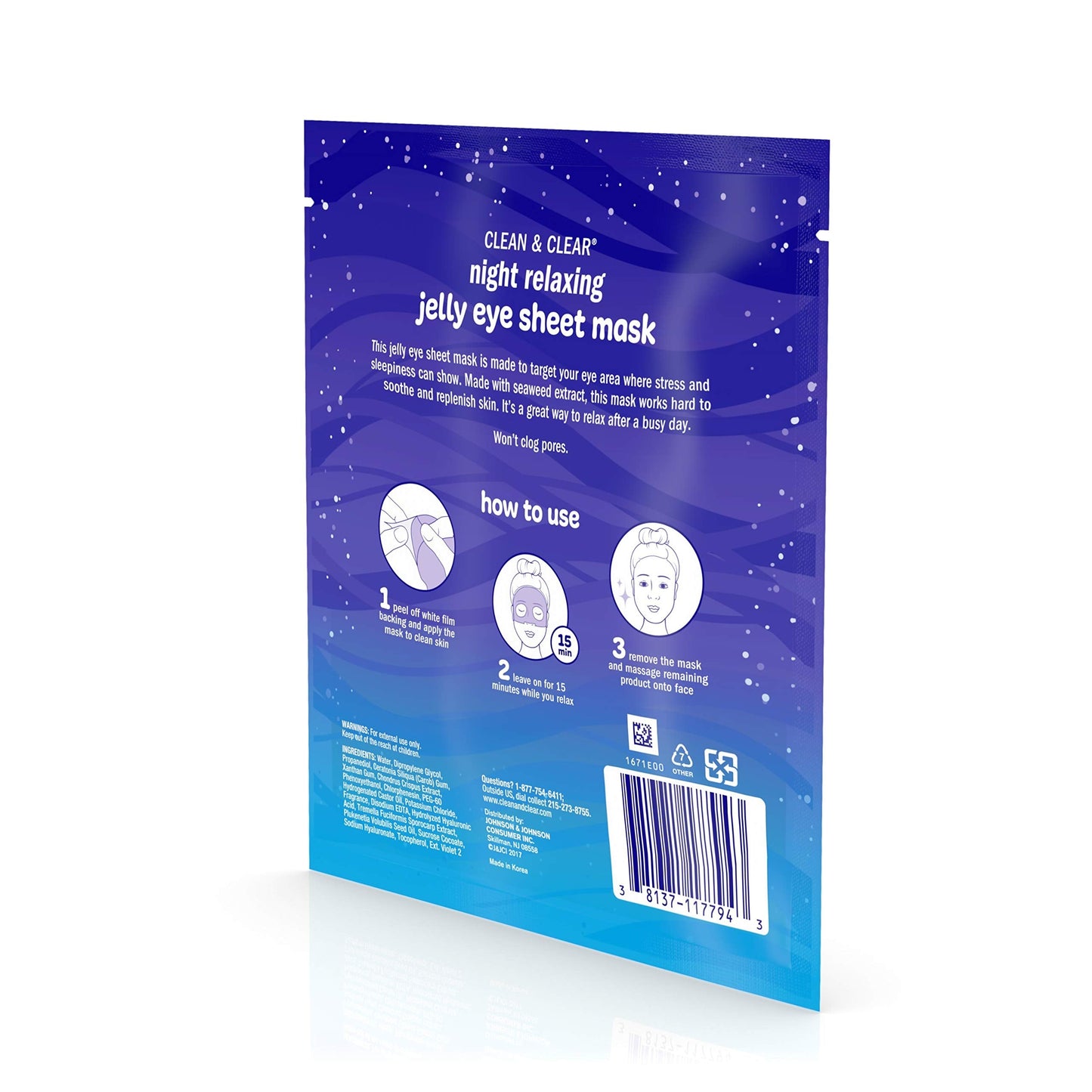 Clean Clear, Sheet Mask Night Relax, 1 Count Beauty & Personal Care Clean & Clear