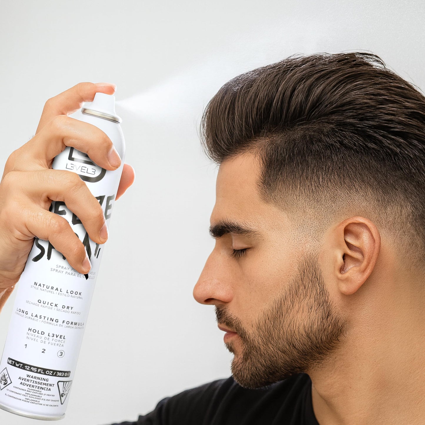 L3 Level 3 Hair Spray - Long Lasting and Strong Hold Hair Spray (12.95 Oz) Beauty & Personal Care L3
