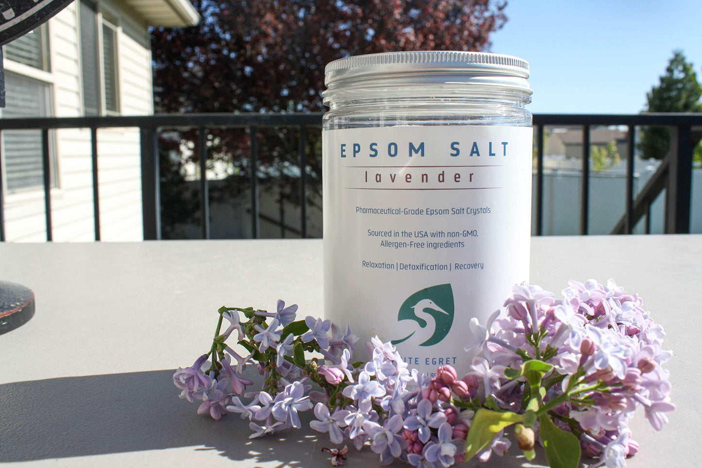 White Egret Pharmaceutical Grade Bath Epsom Salt, 30 Ounce Beauty & Personal Care White Egret