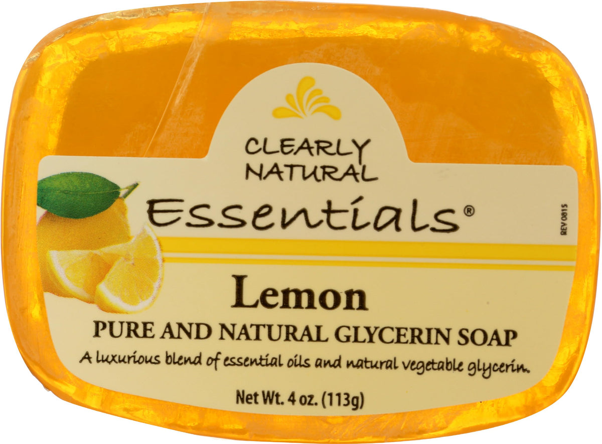 Clearly Natural Essentials Glycerine Bar Soap, Lemon, 4 Ounce Beauty & Personal Care Clearly Natural